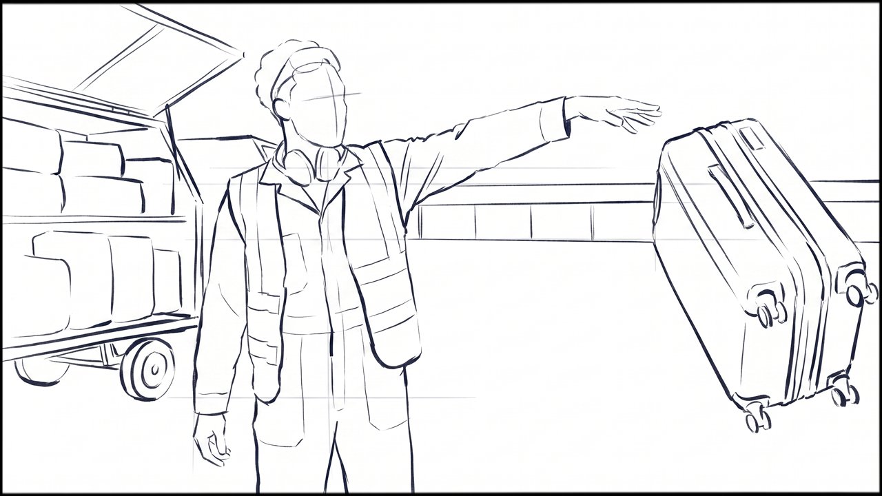 Roughs - storyboard frame 4 by Dakota Warren