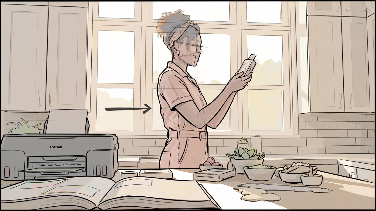 Lifestyle - Tech - storyboard frame 7 by Dakota Warren