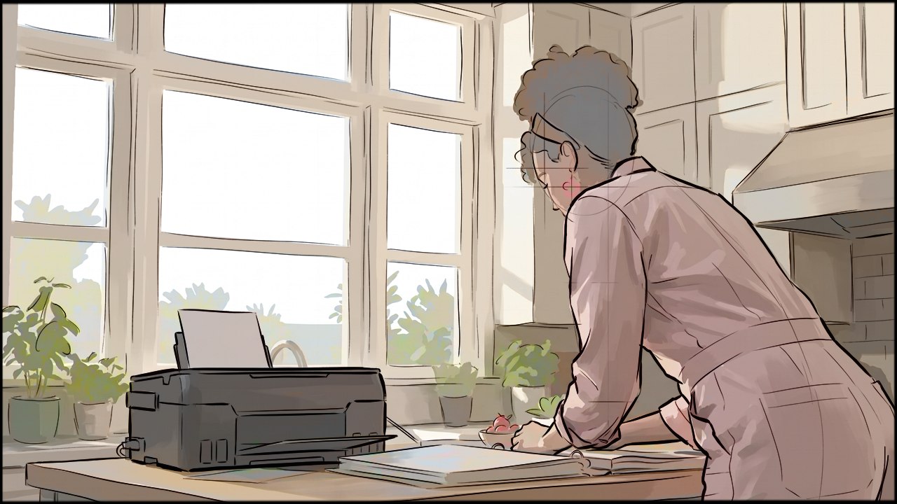 Lifestyle - Tech - storyboard frame 2 by Dakota Warren