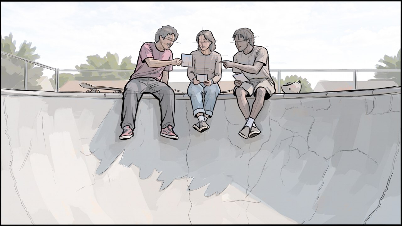Lifestyle - Tech - storyboard frame 8 by Dakota Warren