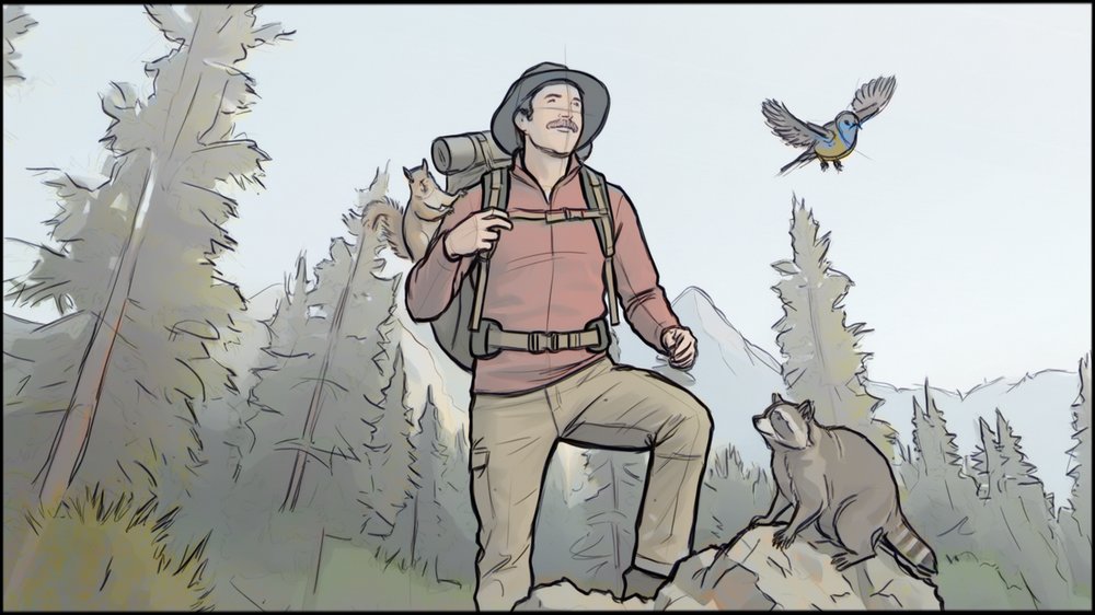 storyboard frame by Dakota Warren