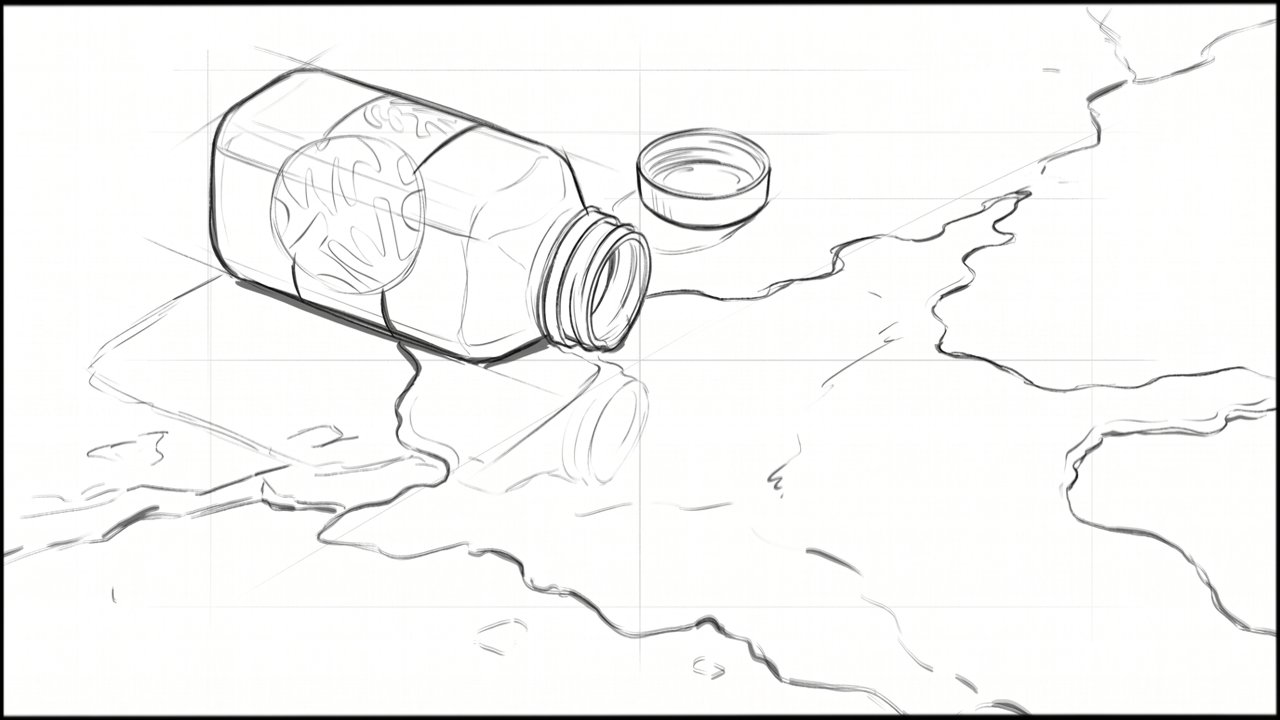 ROUGHS - storyboard frame 9 by Dakota Warren