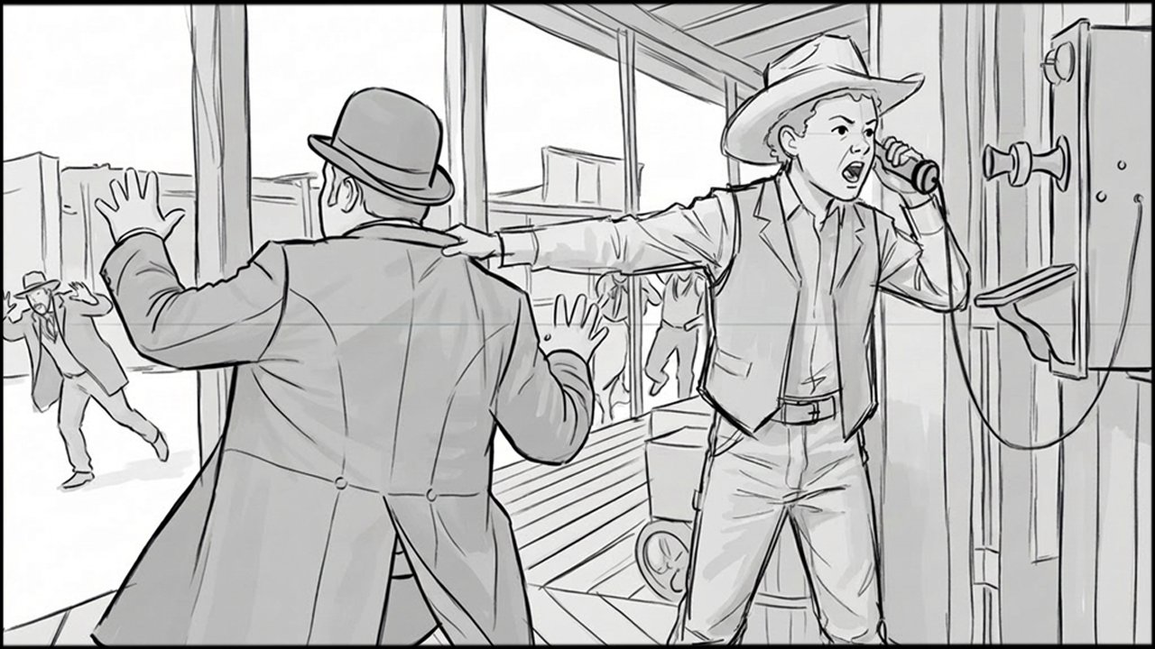 Comedy - Period - storyboard frame 2 by Dakota Warren