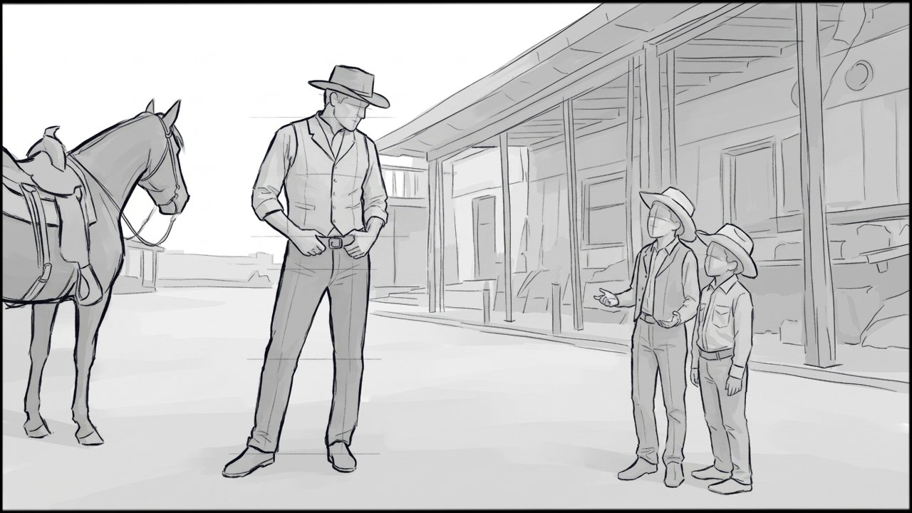 Comedy - Period - storyboard frame 6 by Dakota Warren