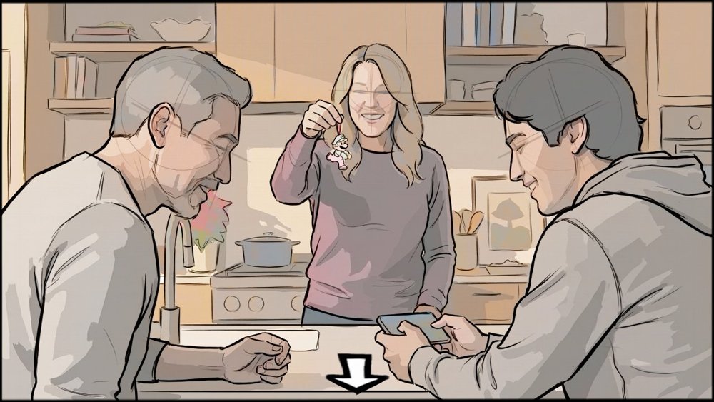 Lifestyle - Holiday - storyboard frame 3 by Dakota Warren